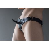 Черные трусики Better с анальной насадкой - 8 см. - Lola Games - купить с доставкой в Норильске