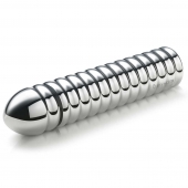 Рельефный фаллос для интенсивного электросекса Groovey George - 20 см. - MyStim - купить с доставкой в Норильске