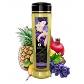 Массажное масло Libido Exotic Fruits с ароматом экзотических фруктов - 240 мл. - Shunga - купить с доставкой в Норильске