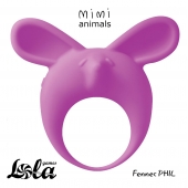 Фиолетовое эрекционное кольцо Fennec Phil - Lola Games - в Норильске купить с доставкой