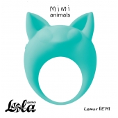 Зеленое эрекционное кольцо Lemur Remi - Lola Games - в Норильске купить с доставкой