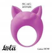 Фиолетовое эрекционное кольцо Lemur Remi - Lola Games - в Норильске купить с доставкой