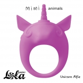 Фиолетовое эрекционное кольцо Unicorn Alfie - Lola Games - в Норильске купить с доставкой