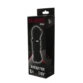 Черная веревка для шибари DELUXE BONDAGE ROPE - 5 м. - Dream Toys - купить с доставкой в Норильске