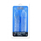 Комплект из 2 прозрачных насадок на пенис PENIS EXTENDER PACK - Dream Toys - в Норильске купить с доставкой