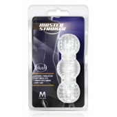 Прозрачный фигурный мастурбатор Master Stroker - Blush Novelties - в Норильске купить с доставкой