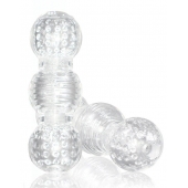 Прозрачный фигурный мастурбатор Master Stroker - Blush Novelties - в Норильске купить с доставкой