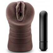 Коричневый мастурбатор-вагина Hot Chocolate Brianna - Blush Novelties - в Норильске купить с доставкой