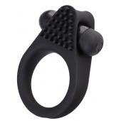 Черное эрекционное виброкольцо Brid с шипиками - A-toys - в Норильске купить с доставкой