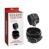 Черные наручники Surrender Wrist Restraints - Chisa - купить с доставкой в Норильске