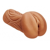 Кофейный мастурбатор-вагина Dumpling - Lola Games - в Норильске купить с доставкой