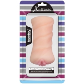 Телесный мастурбатор-вагина X-Basic Pocket Pussy без вибрации - Lovetoy - в Норильске купить с доставкой