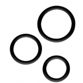 Набор из 3 эрекционных колец SILICONE COCKRINGS - Dream Toys - в Норильске купить с доставкой