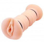 Телесный вибромастурбатор-вагина Michelle - Baile - в Норильске купить с доставкой