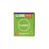 Гладкие презервативы LUXE Royal Classic - 3 шт. - Luxe - купить с доставкой в Норильске
