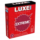 Текстурированные презервативы LUXE Royal Extreme - 3 шт. - Luxe - купить с доставкой в Норильске