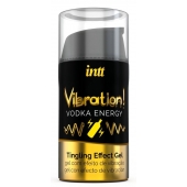 Жидкий интимный гель с эффектом вибрации Vibration! Vodka Energy - 15 мл. - INTT - купить с доставкой в Норильске