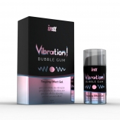 Жидкий интимный гель с эффектом вибрации Vibration! Bubble Gum - 15 мл. - INTT - купить с доставкой в Норильске