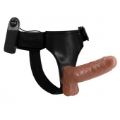 Страпон на трусиках с вибрацией Ultra Passionate Harness - 16 см. - Baile - купить с доставкой в Норильске