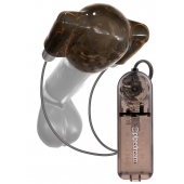 Дымчатый вибростимулятор головки пениса Dual Vibrating Head Teaser - Pipedream - в Норильске купить с доставкой