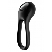 Черное эрекционное виброкольцо Majestic Duo - Satisfyer - в Норильске купить с доставкой
