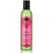 Массажное масло Naturals Strawberry Dreams с ароматом клубники - 236 мл. - Kama Sutra - купить с доставкой в Норильске