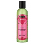 Массажное масло Naturals Strawberry Dreams с ароматом клубники - 59 мл. - Kama Sutra - купить с доставкой в Норильске