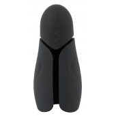 Черный силиконовый вибромастурбатор с нагревом Masturbator with 2 Functions - Orion - в Норильске купить с доставкой