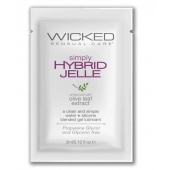 Гель-лубрикант на водно-силиконовой основе Simply Hybrid Jelle - 3 мл. - Wicked - купить с доставкой в Норильске