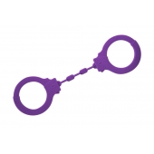 Фиолетовые силиконовые поножи Limitation - Lola Games - купить с доставкой в Норильске