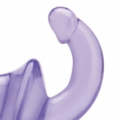 Фиолетовый безремневой страпон Strapless Strap-On - Lux Fetish - купить с доставкой в Норильске