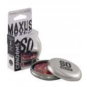 Экстремально тонкие презервативы в железном кейсе MAXUS Extreme Thin - 3 шт. - Maxus - купить с доставкой в Норильске