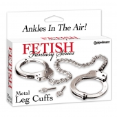 Металлические наручники Metal Leg Cuffs - Pipedream - купить с доставкой в Норильске