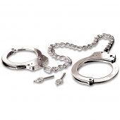 Металлические наручники Metal Leg Cuffs - Pipedream - купить с доставкой в Норильске