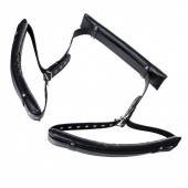 Черные кожаные стропы для фиксации Anonymo - ToyFa - купить с доставкой в Норильске