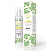 Разогревающее массажное масло Gourmet Spearmint Organic с органическими ингредиентами - 50 мл. - Exsens - купить с доставкой в Норильске
