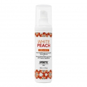 Разогревающее массажное масло Gourmet White Peach Organic с органическими ингредиентами - 50 мл. - Exsens - купить с доставкой в Норильске