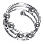 Большое металлическое кольцо под головку пениса - ToyFa - купить с доставкой в Норильске