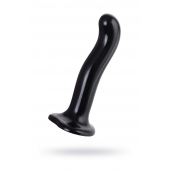 Черный стимулятор для пар P G-Spot Dildo Size L - 19 см. - Strap-on-me - в Норильске купить с доставкой