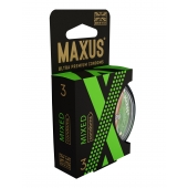 Презервативы в пластиковом кейсе MAXUS AIR Mixed - 3 шт. - Maxus - купить с доставкой в Норильске