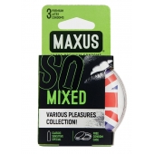 Презервативы в пластиковом кейсе MAXUS AIR Mixed - 3 шт. - Maxus - купить с доставкой в Норильске