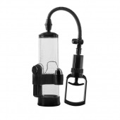 Прозрачная вакуумная помпа с вибрацией Vibrating Penis Pump - Dream Toys - в Норильске купить с доставкой