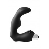 Черный вибромассажер простаты FantASStic Vibrating Prostate Massager - 11,3 см. - Dream Toys - в Норильске купить с доставкой