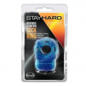 Голубое эрекционное виброкольцо Reusable 5 Function Cock Ring - Blush Novelties - в Норильске купить с доставкой