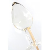 Прозрачный леденец в форме малой анальной пробки со вкусом пина колада - Sosuчki - купить с доставкой в Норильске