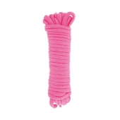 Розовая веревка для связывания Sweet Caress Rope - 10 метров - Sweet Caress - купить с доставкой в Норильске