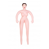 Надувная секс-кукла брюнетка с реалистичной головой - ToyFa - в Норильске купить с доставкой