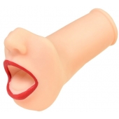 Мастурбатор-ротик с алыми губами - ToyFa - в Норильске купить с доставкой