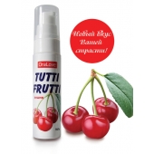 Гель-смазка Tutti-frutti с вишнёвым вкусом - 30 гр. - Биоритм - купить с доставкой в Норильске