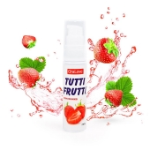 Гель-смазка Tutti-frutti с земляничным вкусом - 30 гр. - Биоритм - купить с доставкой в Норильске